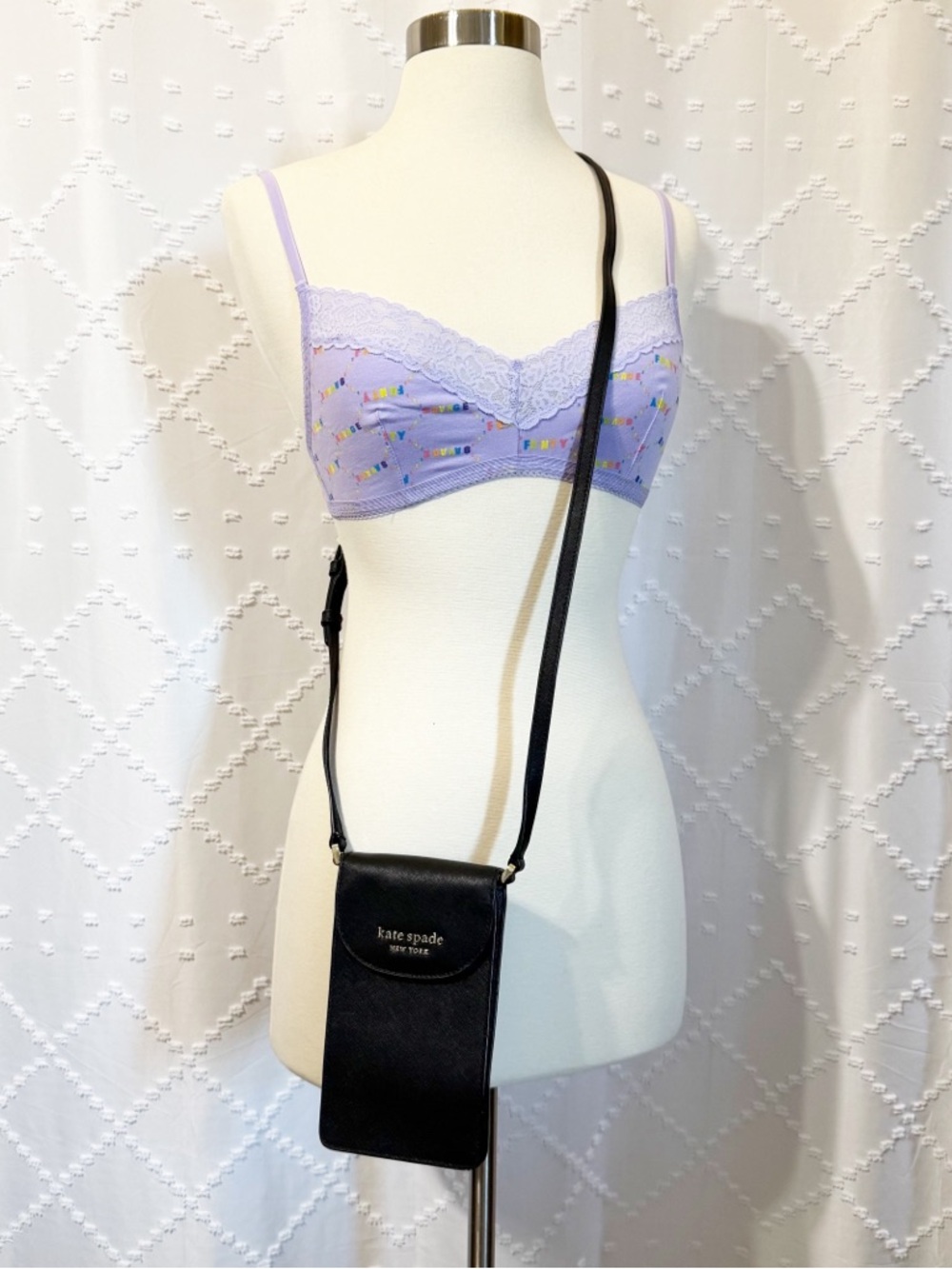 97. Kate Spade Cameron Street Phone Crossbody Black Saffiano Leather